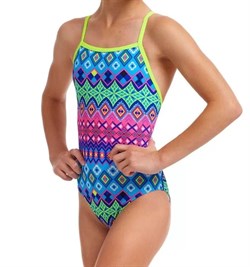 Купальник Funkita Girls Tie Me Tight One Piece Kris Kringle FKS001G71727__ - фото 253630