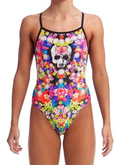 Купальник Funkita Girls Single Strap One Piece Skull Garden FS16G02433__ - фото 253812