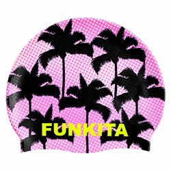 Шапочка Funkita Silicone Swimming Cap Pop Palms FS990198900 - фото 254526