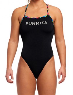 Купальник Funkita Ladies Strapped In One Piece Beat it Black FS38L71656__ - фото 254636