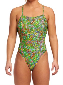 Купальник Funkita Ladies Strapped In One Piece Minty Mixer FS38L71630__ - фото 254778