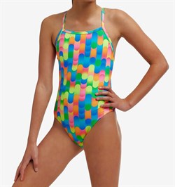 Купальник Funkita Girls Tie Me Tight One Piece Blocked Dotty FKS036G71801__ - фото 254938