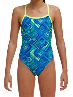 Купальник Funkita Girls Single Strap One Piece Help Me Rhombus FKS030G71795__ - фото 254957