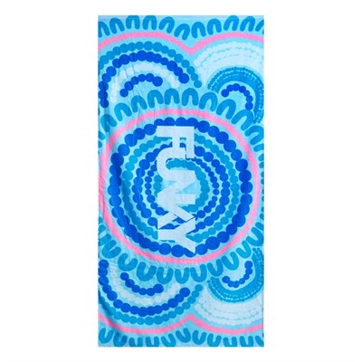 Полотенце хлопковое Funky Cotton Towel Bundjalung Blue FYG015N7200400 - фото 256115