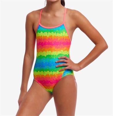 Купальник Funkita Girls Twisted One Piece Melting Mayhem FKS038G72154 - фото 257185