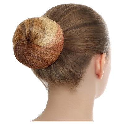 64CN Сетка для волос Grace Dance, паутинка, цвет коричневый 64CN_корич
