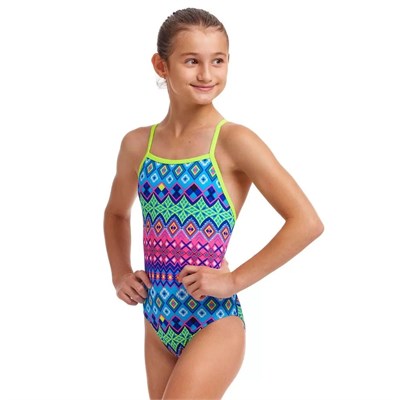 Купальник Funkita Girls Tie Me Tight One Piece Kris Kringle FKS001G71727