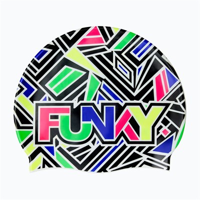 Шапочка Funky Silicone Swimming Cap Bits of Peace FYG017N7229000