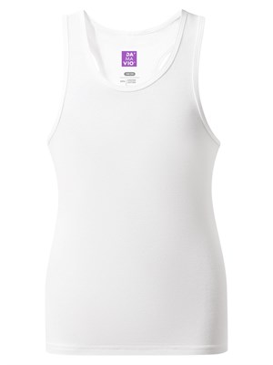 Майка спортивная DAMAVIO белая MDS011600A