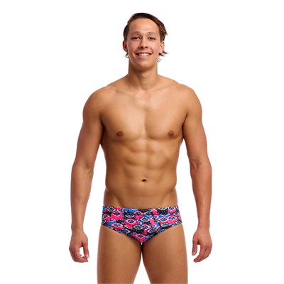 Плавки Funky Trunks Mens Seamed Brief Sushi Stack FTS025M71904