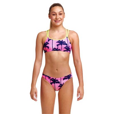 Купальник Funkita Girls Criss Cross Two Piece Pop Palms FS33G01989