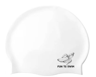 Шапочка для плавания Fun To Swim Белый 1627183889