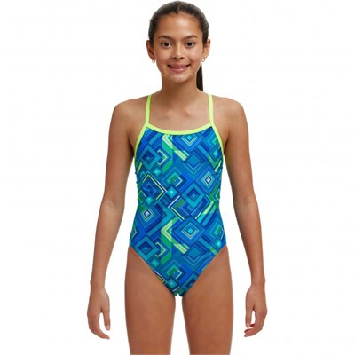 Купальник Funkita Girls Single Strap One Piece Help Me Rhombus FKS030G71795