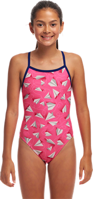 Купальник Funkita Girls Single Strap One Piece Paper Pink FKS030G71992