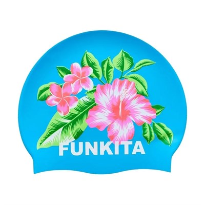 Шапочка Funkita Silicone Swimming Cap Blue Hawaii FS997182500