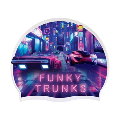 Шапочка Funky Trunks Silicone Swimming Cap Cyber City FT997199500