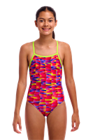 Купальник Funkita Girls Tie Me Tight One Piece Wriggle Walls FKS036G72223