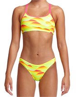 Купальник Funkita Girls Eco Criss Cross Two Piece Custard Tart FKS050G71215