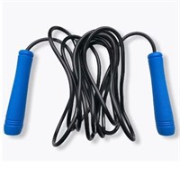 Скакалка INDIGO HAWK ПВХ BLAU пластиковые ручки 2,7м 107HKJR