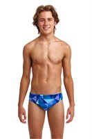 FT35B Плавки (брифы) Funky Trunks Boys Classic Briefs Blue Bars FT35B71495