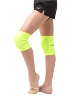 NK1-82 Наколенники спортивные Solo Желтый неон NK1-82