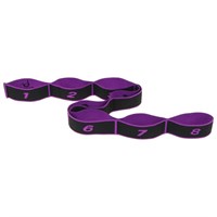 Эспандер-лента Sangh, эластичная, с 8 захватами, фиолетовый, 90х4 см 4048278