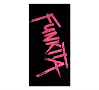 Полотенце хлопковое Funkita Cotton Jacquard Towel Tagged Black FKG020N7176200