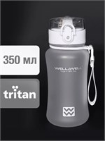 W350 Бутылка для воды Well&amp;Well Белый 350 мл W350_Белый
