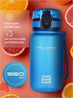 W3034 Бутылка для воды Well&amp;Well Синий 350 мл W3034_Синий