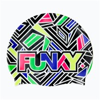 Шапочка Funky Silicone Swimming Cap Bits of Peace FYG017N7229000