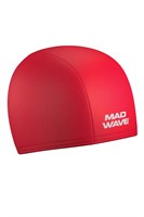 Шапочка Mad Wave текстильная Poly II Red M0521-03-0-05W