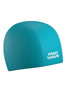 Шапочка Mad Wave текстильная Poly II Turquoise M0521-03-0-16W
