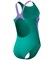8-00313516569 Купальник слитный Speedo Girls DIGI PLMT PSBK BLUE GREEN 8-00313516569