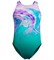 8-00313516569 Купальник слитный Speedo Girls DIGI PLMT PSBK BLUE GREEN 8-00313516569