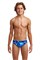 FT35B Плавки (брифы) Funky Trunks Boys Classic Briefs Blue Bars FT35B71495