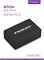 6011 Блок для йоги и фитнеса гимнастический INDIGO HKYB Черный 22,8x15,2x7,6см 6011 HKYB Черный