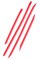 Ремешки для лопаток Mad Wave Set of straps for paddles Red M0749-09-0-05W