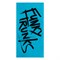 Полотенце хлопковое Funky Cotton Jacquard Towel Tagged Blue FTG021N7176300